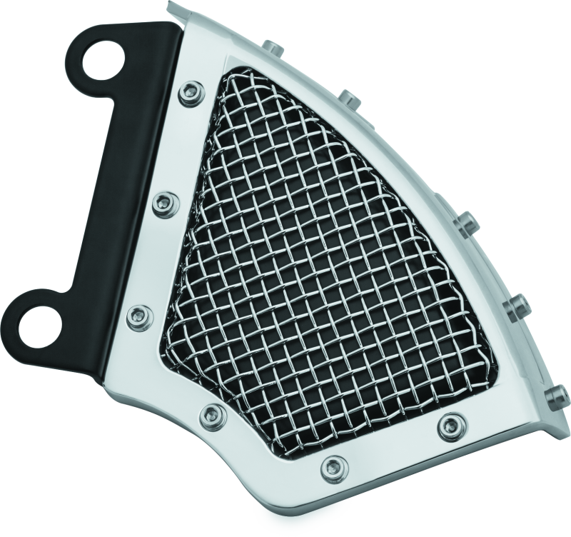 Kuryakyn 6540 - Mesh Front Caliper Covers Chrome