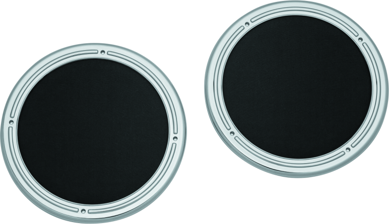 Kuryakyn 7376 - Rear Speaker Accents For 14-Up Touring Models Chrome Kuryakyn 7376 - Rear Speaker Accents For 14-Up Touring Models Chrome