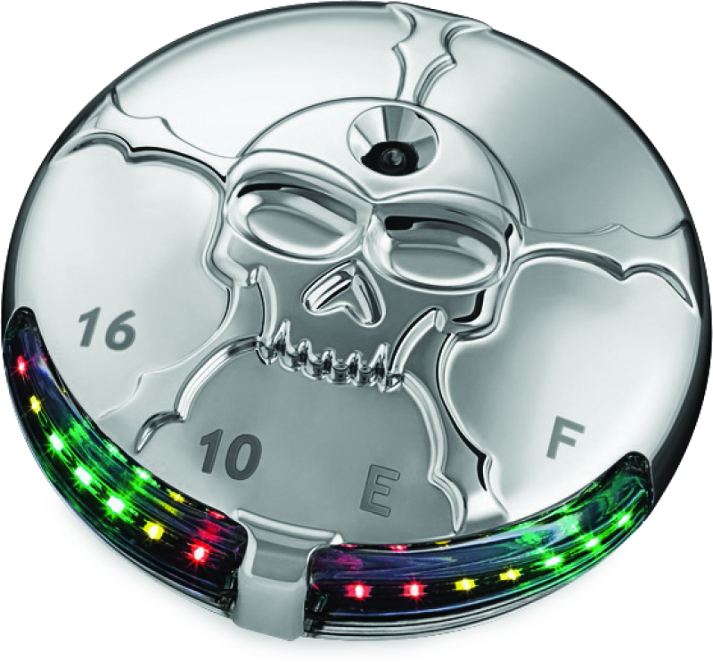 Kuryakyn 7357 - Zombie Fuel & Battery Gauge Chrome Kuryakyn 7357 - Zombie Fuel & Battery Gauge Chrome