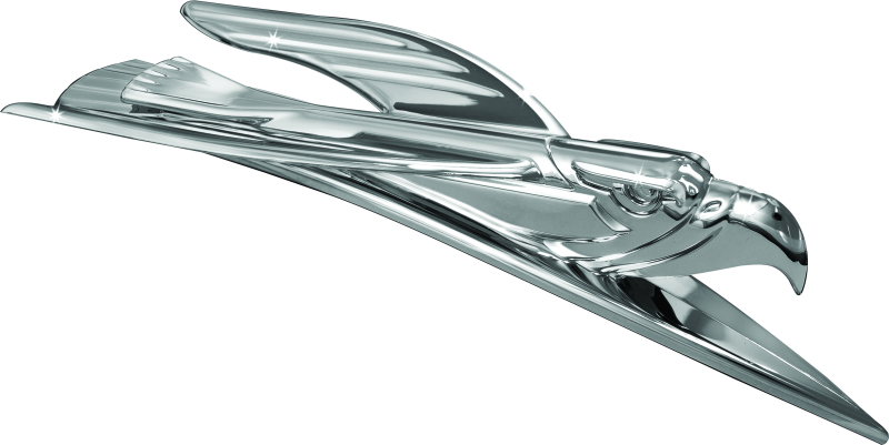 Kuryakyn 7333 - Deco Eagle Fender Ornament 01-22 Honda GL1800 Chrome