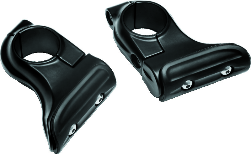 Kuryakyn 7633 - Toe Rest Cruise Pegs Satin Black (Pair)