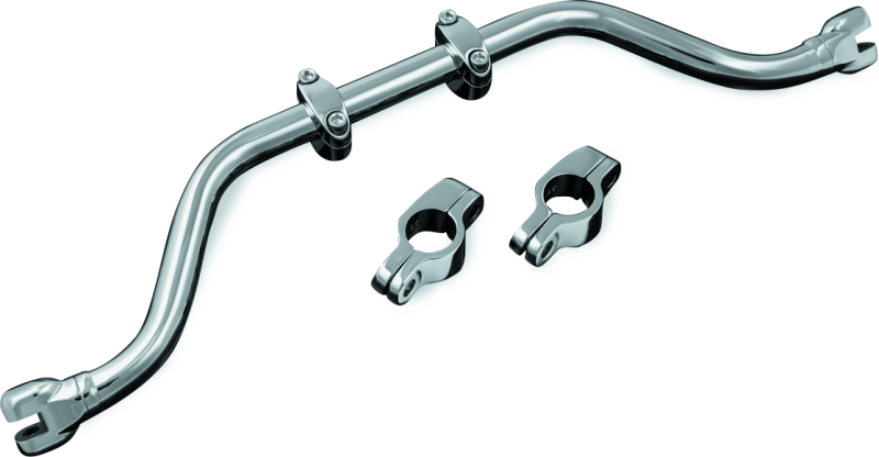 Kuryakyn 7502 - Adjustable Mustache Bar For 86-17 Softail Chrome