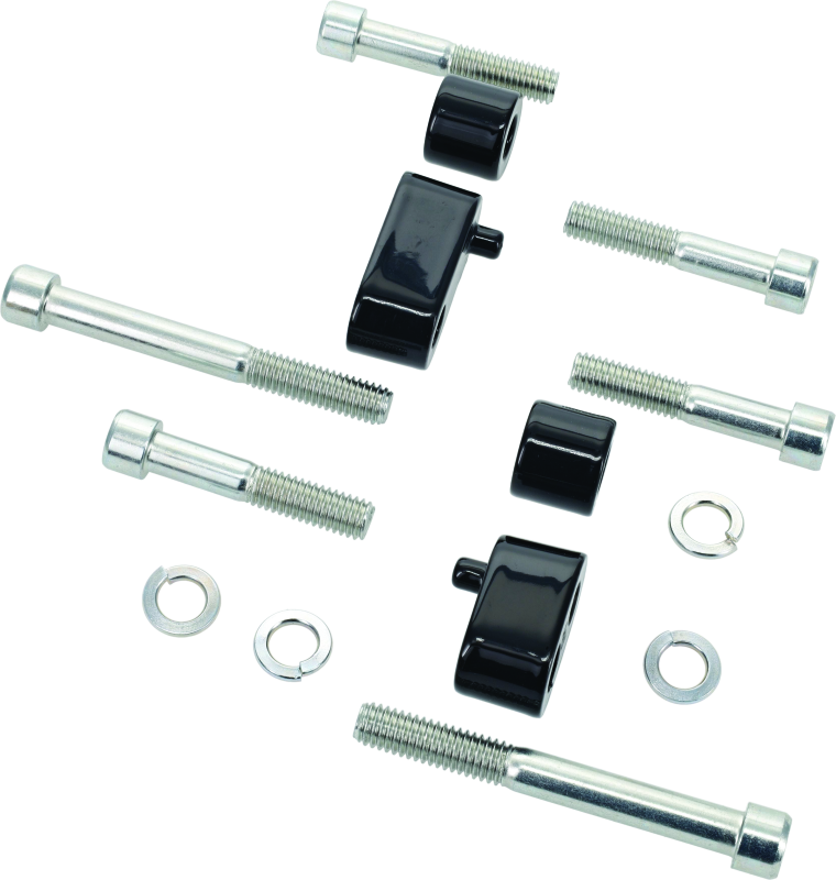 Kuryakyn 7509 - Driver Floorboard Spacers 09-Up Touring Models Gloss Black