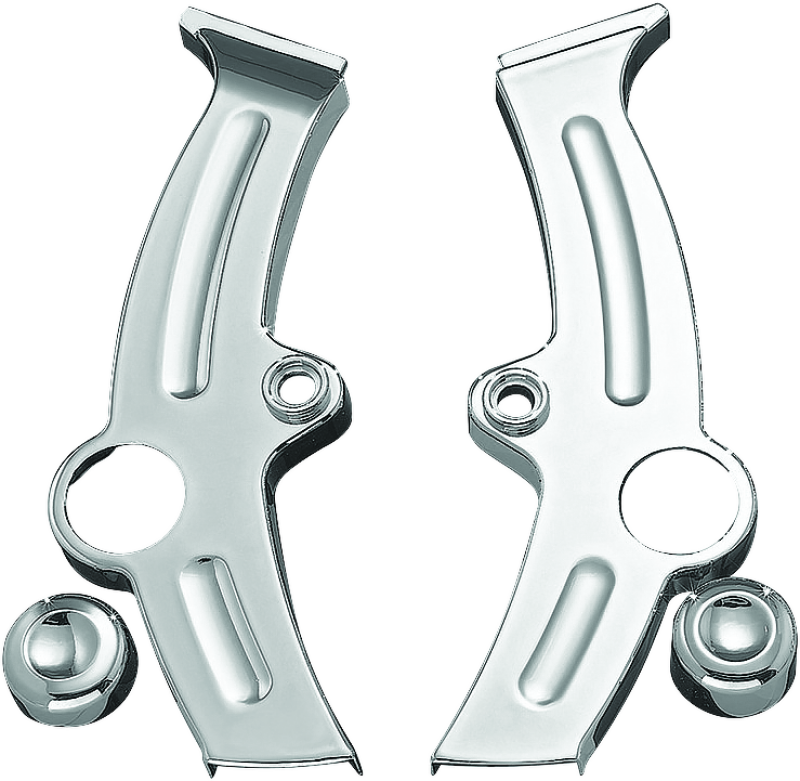 Kuryakyn 7851 - Boomerang Frame Covers For 00-07 Softail Chrome Kuryakyn 7851 - Boomerang Frame Covers For 00-07 Softail Chrome