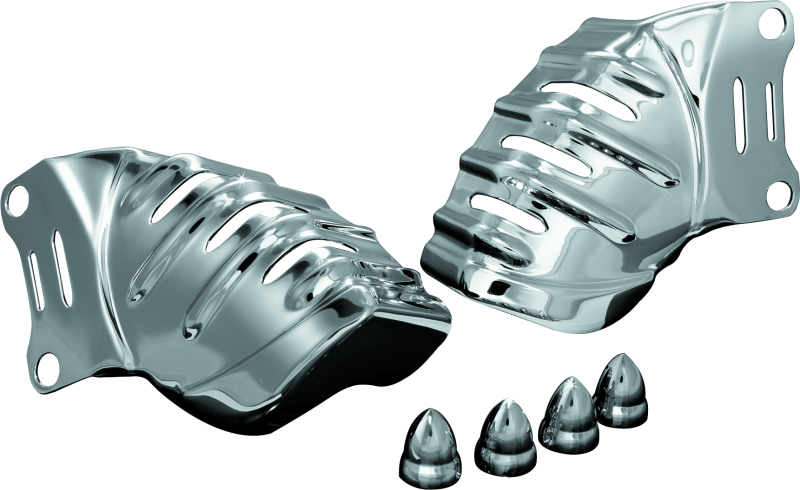 Kuryakyn 7789 - Caliper Covers For Brembo Calipers Chrome