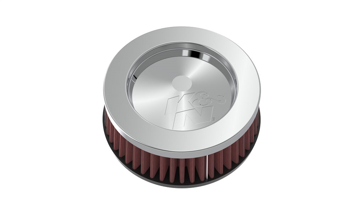 K&N RC-2440 - Universal Round Clamp-On Air Filter 2in. Flange / 5-3/8in. OD / 2in. Height