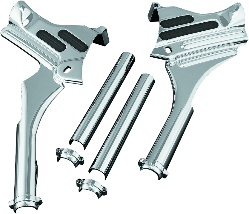 Kuryakyn 7866 - Deluxe Neck Covers 95-07 Touring Models Chrome Kuryakyn 7866 - Deluxe Neck Covers 95-07 Touring Models Chrome