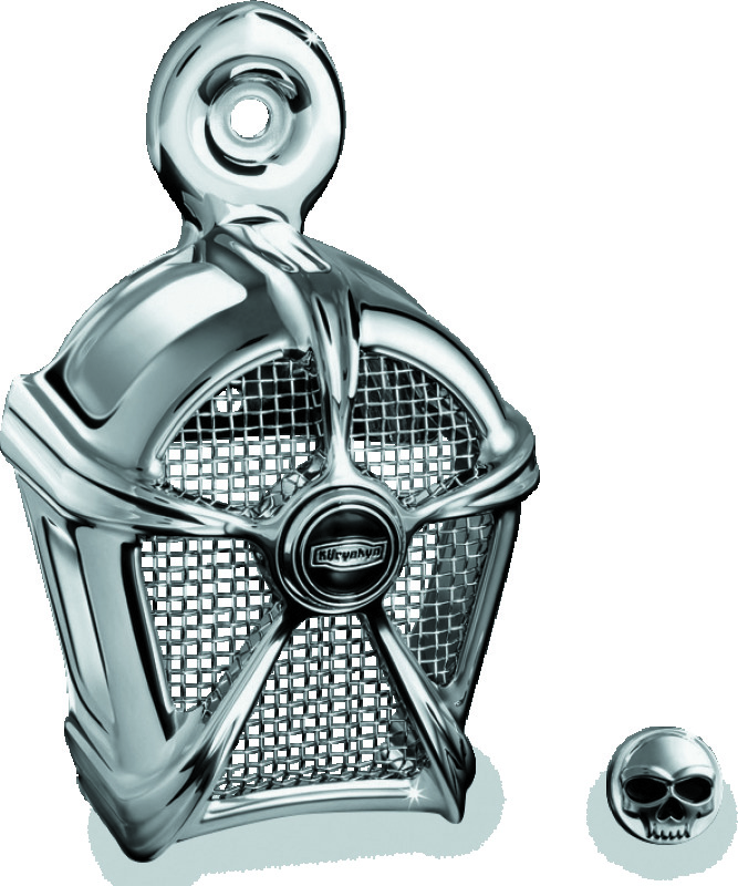Kuryakyn 7295 - Mach 2 Horn Cover Chrome With Chrome Mesh