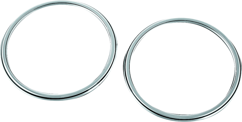 Kuryakyn 7377 - Corona Speaker Grills Chrome