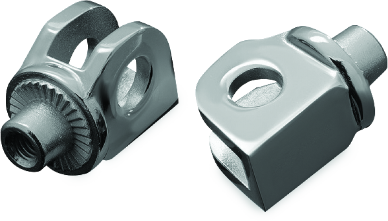 Kuryakyn 8813 - Splined Peg Adapter Kawasaki Front Chrome