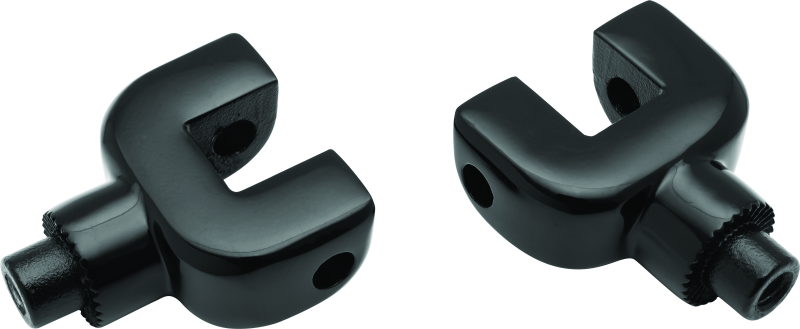 Kuryakyn 8927 - Splined Passenger Peg Adapter Indian Black
