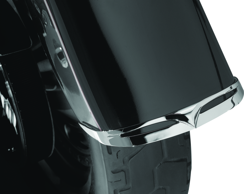 Kuryakyn 9013 - Fender Tip Front Leading Edge 90-17 Fat Boy Models Chrome