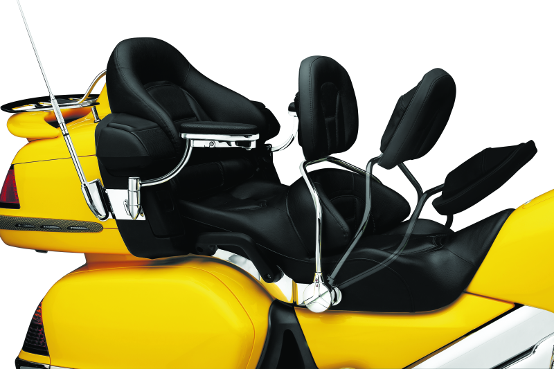 Kuryakyn 8990 - Rider Backrest Honda GL1800 01-10 Models Chrome