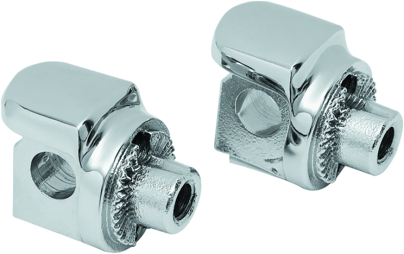 Kuryakyn 8894 - Non-Pivot Splined Peg Adapter Harley-Davidson Models Chrome