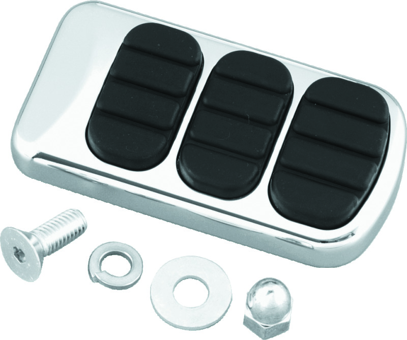 Kuryakyn 8027 - ISO Standard Brake Pedal Pad Chrome