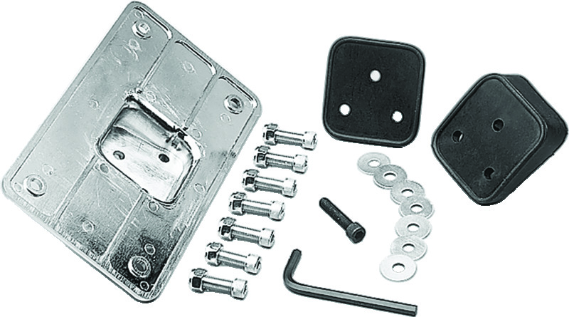 Kuryakyn 9165 - Universal Laydown License Holder Chrome
