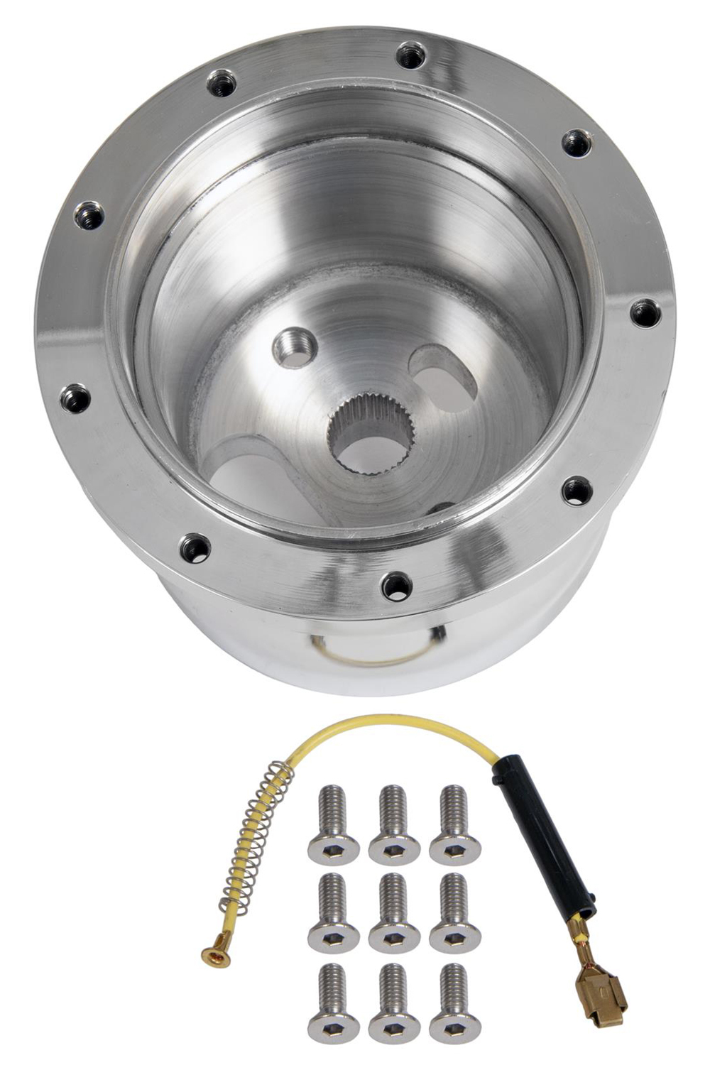 Lecarra Steering Wheels B-26448 - Steering Wheel Adapter Nine Bolt 95-00 GM Pol Lecarra Steering Wheels B-26448 - Steering Wheel Adapter Nine Bolt 95-00 GM Pol