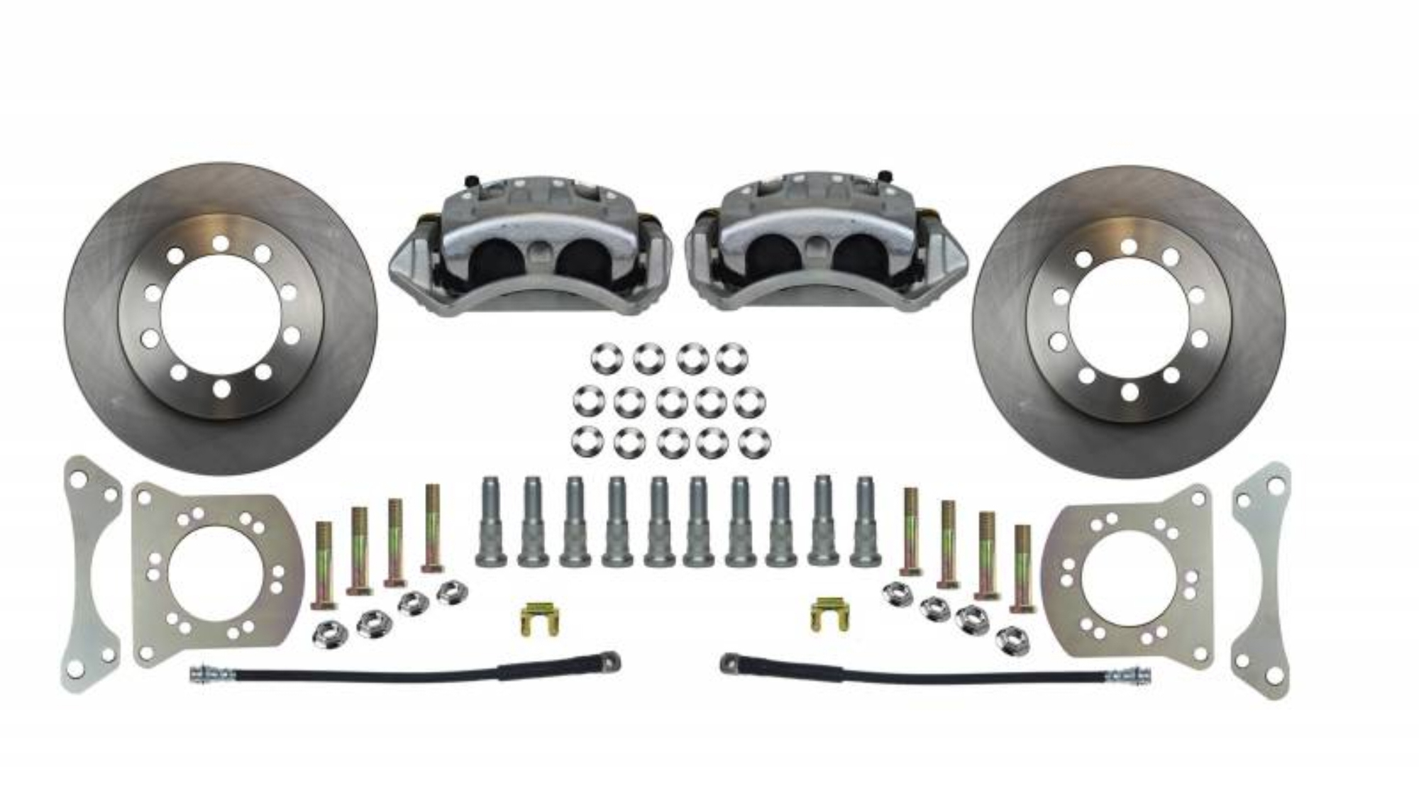 Leed Brakes FC3001SM - 43-75 Jeep CJ Front Disc Brake Kit