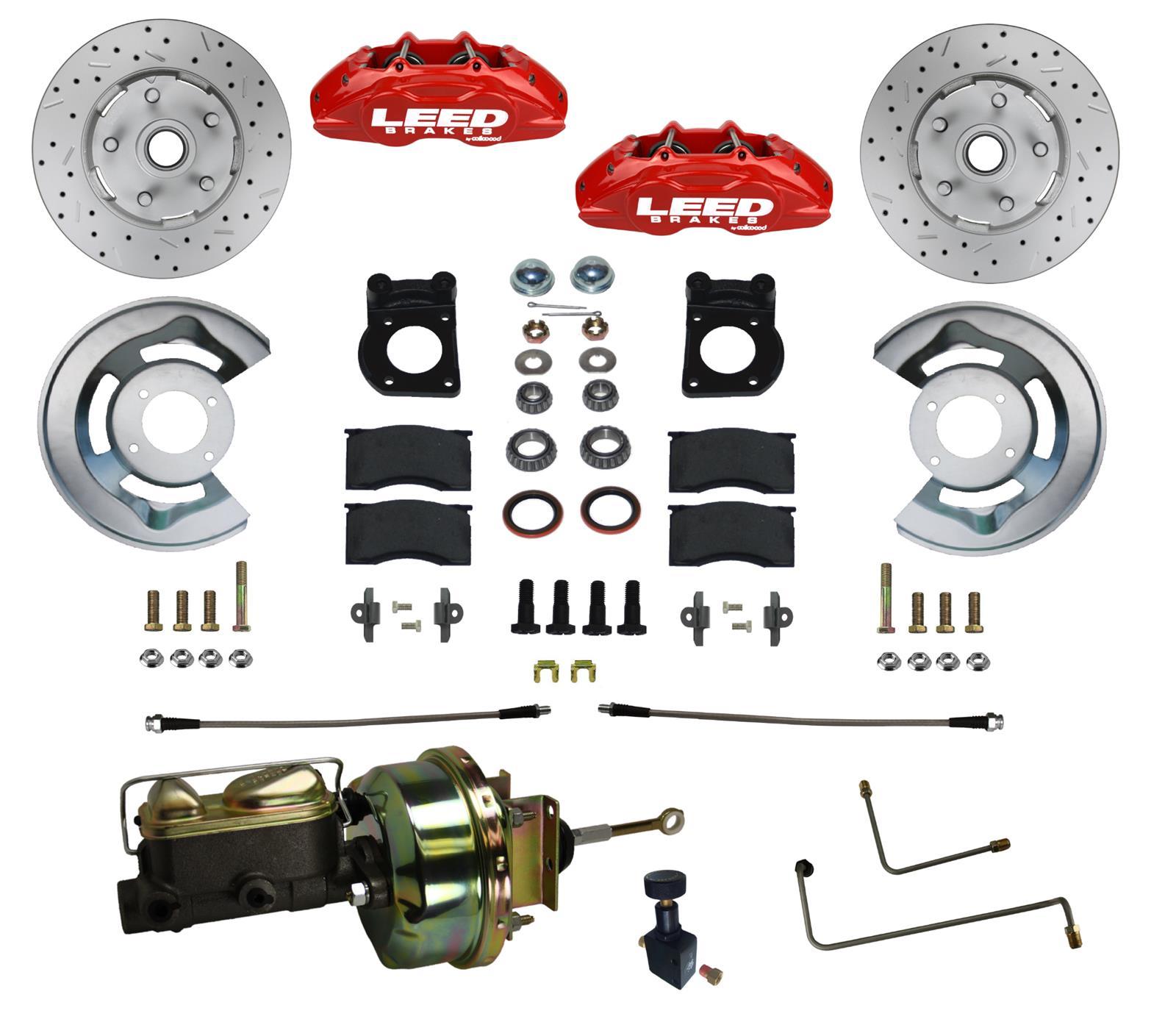 Leed Brakes RFC0005-H405AX - 65-66 Mustang Brake Conversion Kit
