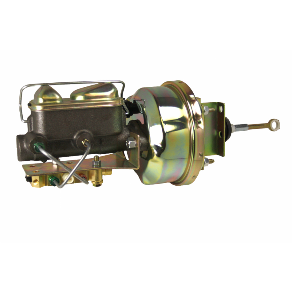 Leed Brakes 5H473 - 7in Brake Booster Zinc 1in Bore Master Cylinder Leed Brakes 5H473 - 7in Brake Booster Zinc 1in Bore Master Cylinder