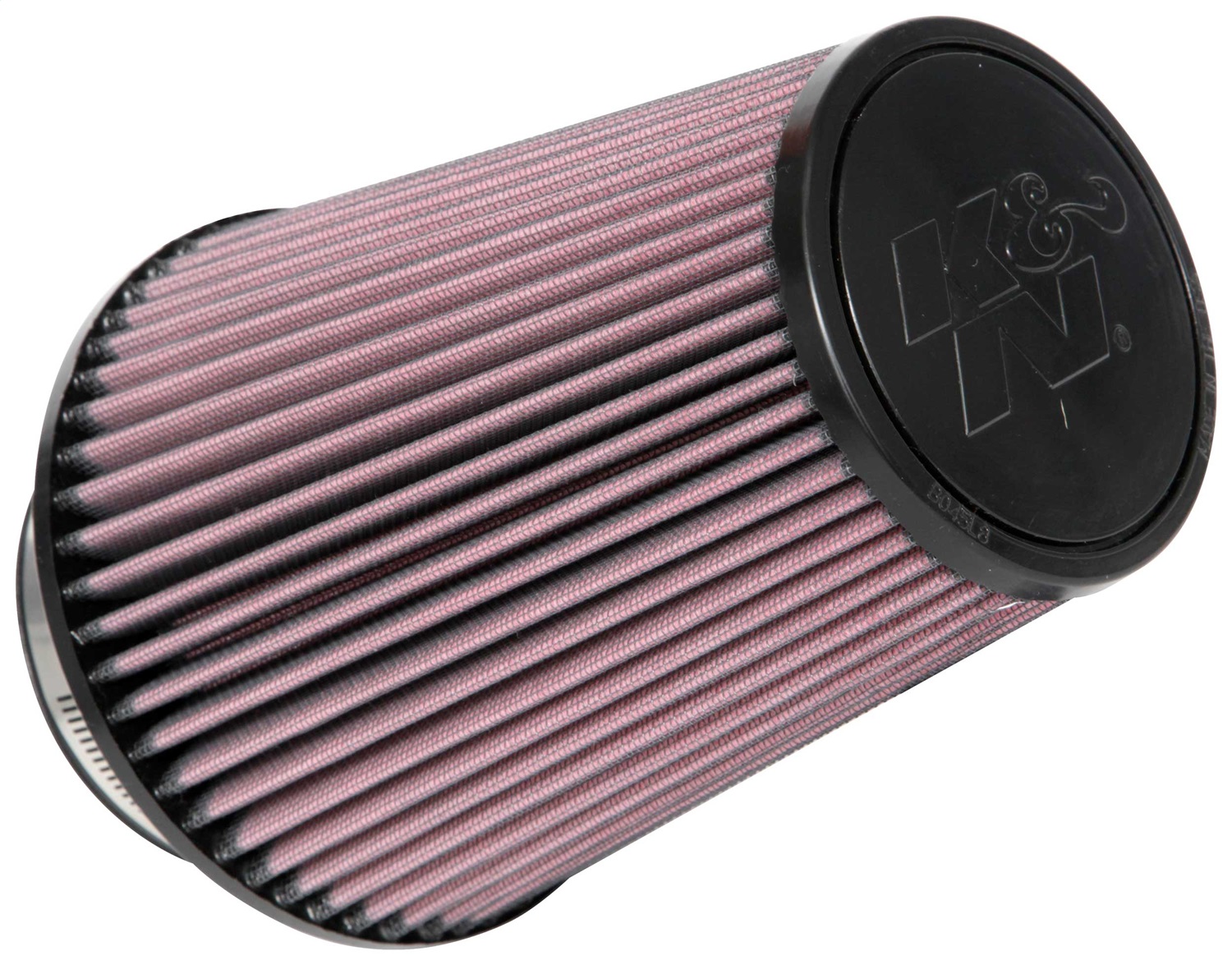 K&N RU-1027 - Universal Clamp-On Air Filter 4in FLG / 6-1/2in B / 4-1/2in T / 8in H