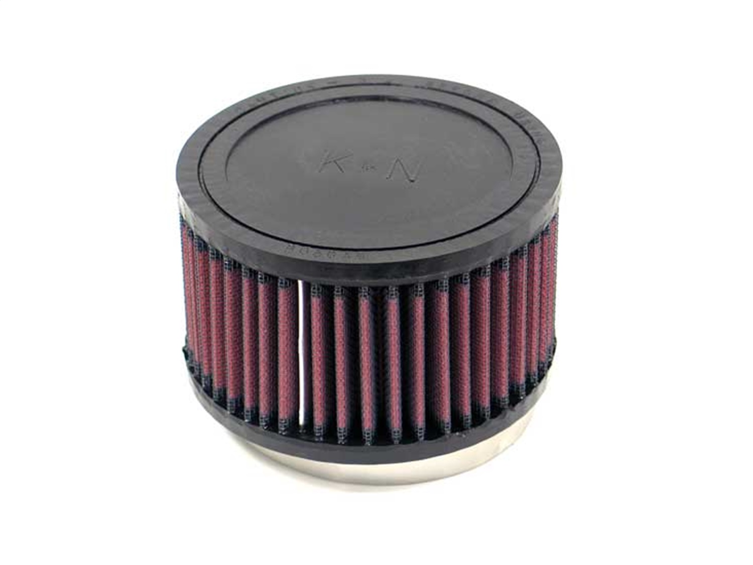 K&N RU-1790 - Filter Universal Rubber Round Straight Filter 3.5in Flange 3in Height