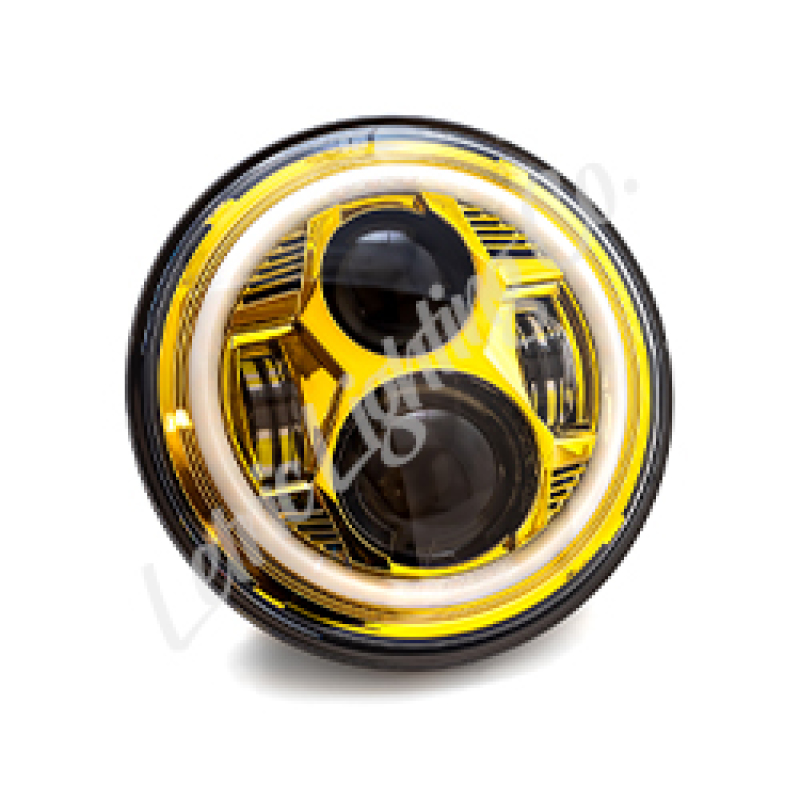 Letric Lighting LLC-CC-7G - 7in Gold Led W/ Full Halo Letric Lighting LLC-CC-7G - 7in Gold Led W/ Full Halo