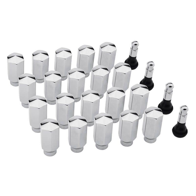 Legendary Wheels LW-LN001-20 - 1/2 Chrome Lug Nuts, 3/4 Hex, 20-Piece Set Legendary Wheels LW-LN001-20 - 1/2 Chrome Lug Nuts, 3/4 Hex, 20-Piece Set