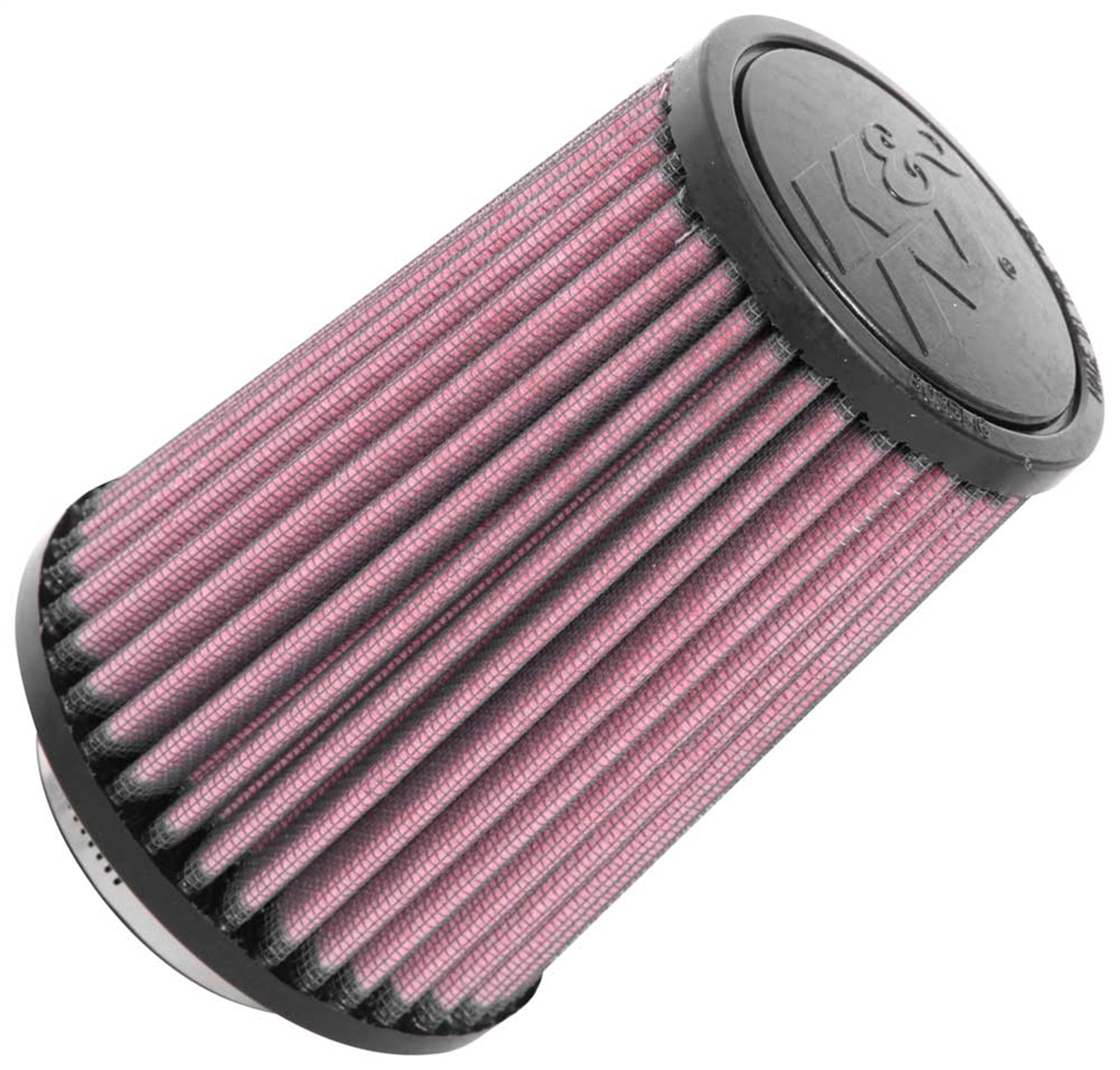 K&N RU-5062XD - Universal Rubber Filter 2-1/2in Flg / 4-1/2in OD B / 3-1/2in OD T / 6in H - Black Top