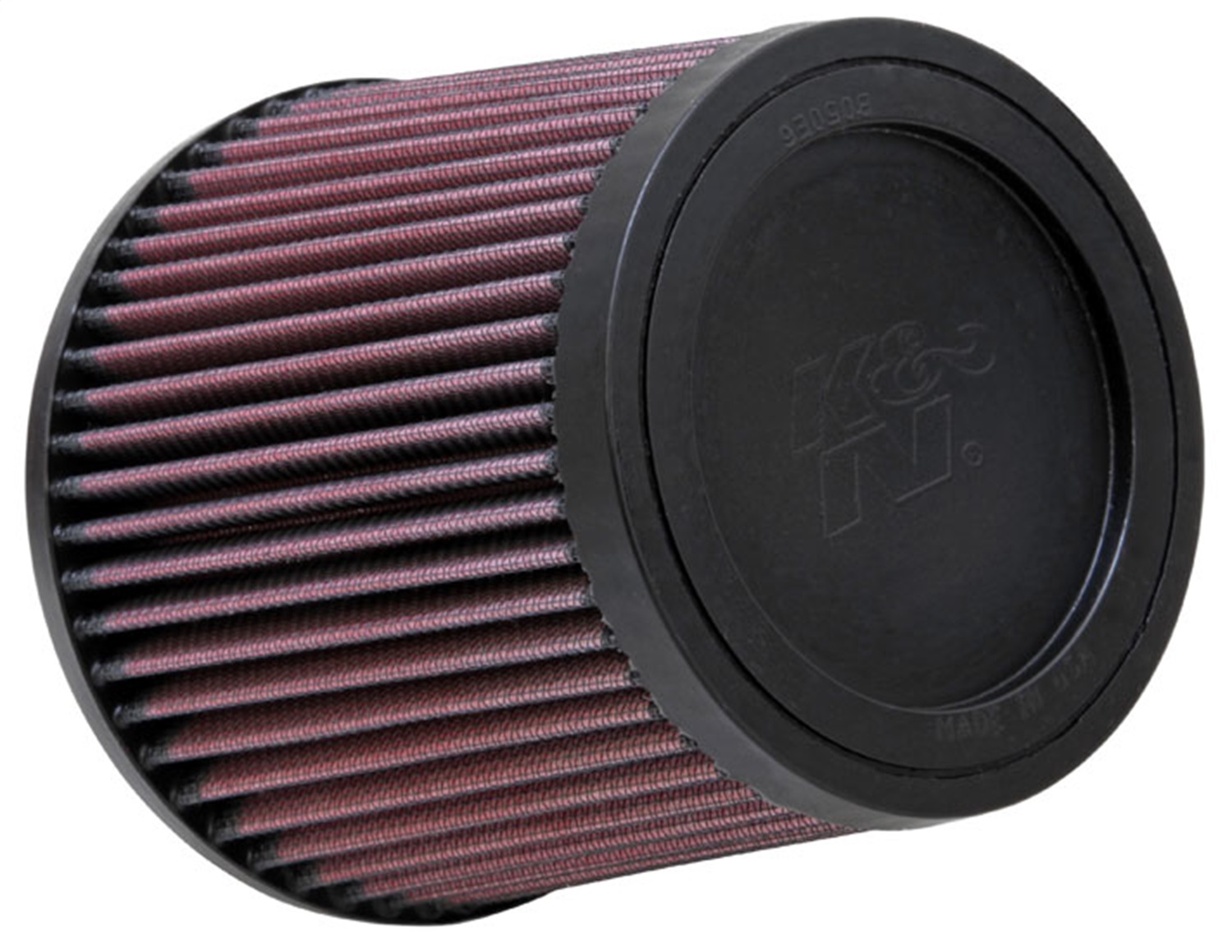 K&N RU-4950 - Filter Universal Rubber Filter 2 1/2 inch Flange 6 inch Base 5 inch Top 5 1/2 inch Height