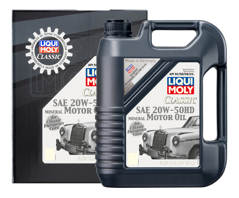 Liqui Moly 20262 - 5L Classic Motor Oil SAE 20W50 HD