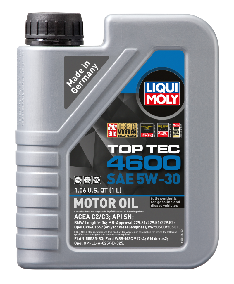 Liqui Moly 20446 - 1L Top Tec 4600 Motor Oil SAE 5W30
