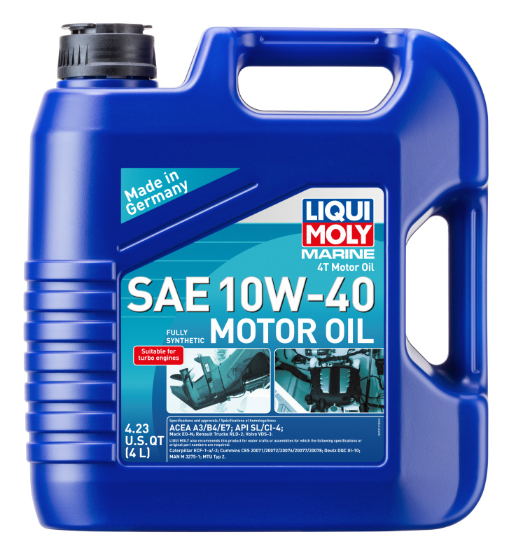 Liqui Moly 20508 - 4L Marine 4T Motor Oil SAE 10W40