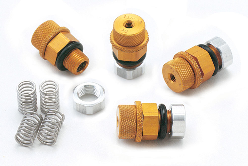 Longacre 52-50000 - Tire Pressure Relief Valve - TIRELIEF - 3-40 psi - 100 Mesh Inlet Filter - 1/8 in NPT - Set of 4 Longacre 52-50000 - Tire Pressure Relief Valve - TIRELIEF - 3-40 psi - 100 Mesh Inlet Filter - 1/8 in NPT - Set of 4