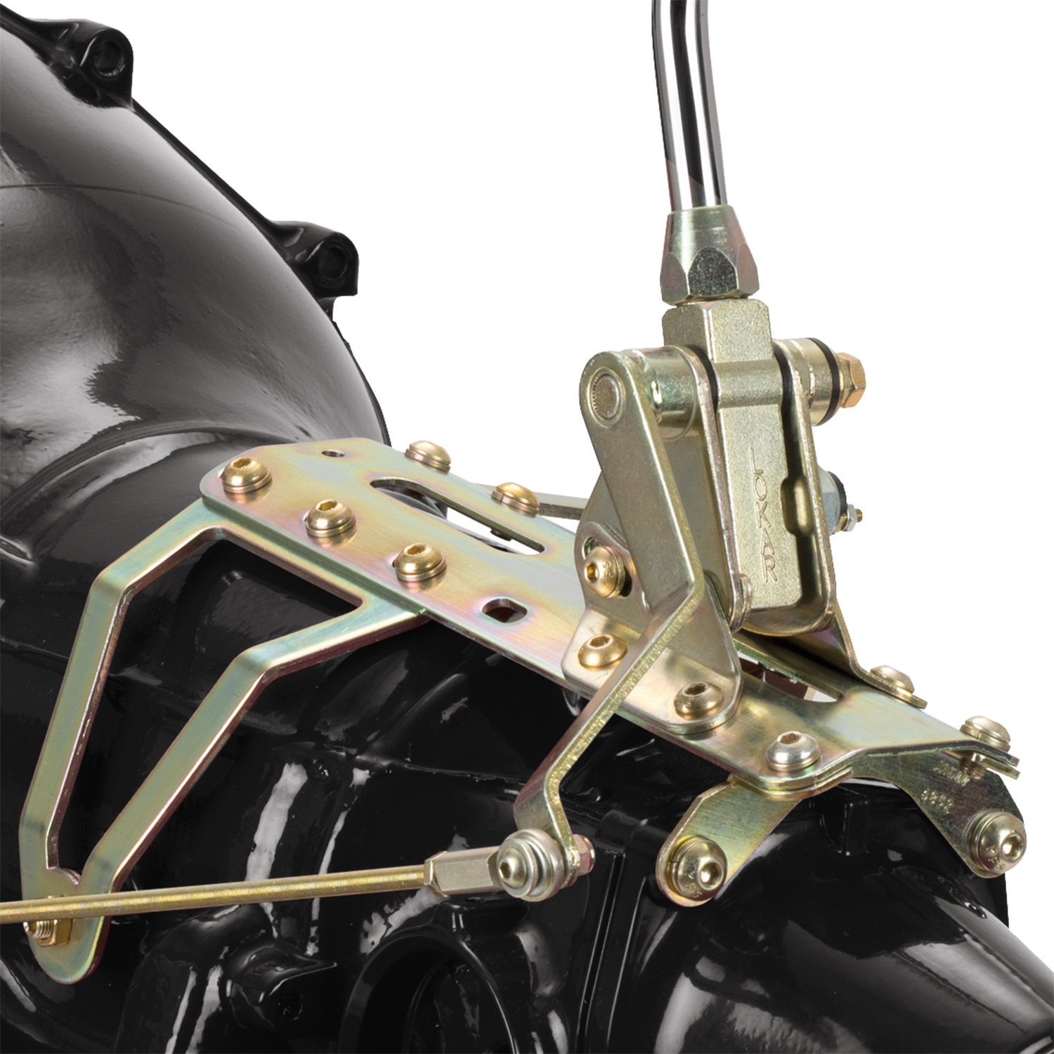 Lokar CM400AM - 23in TH-400 Shifter w/ Brushed Alu. Mush. Knob