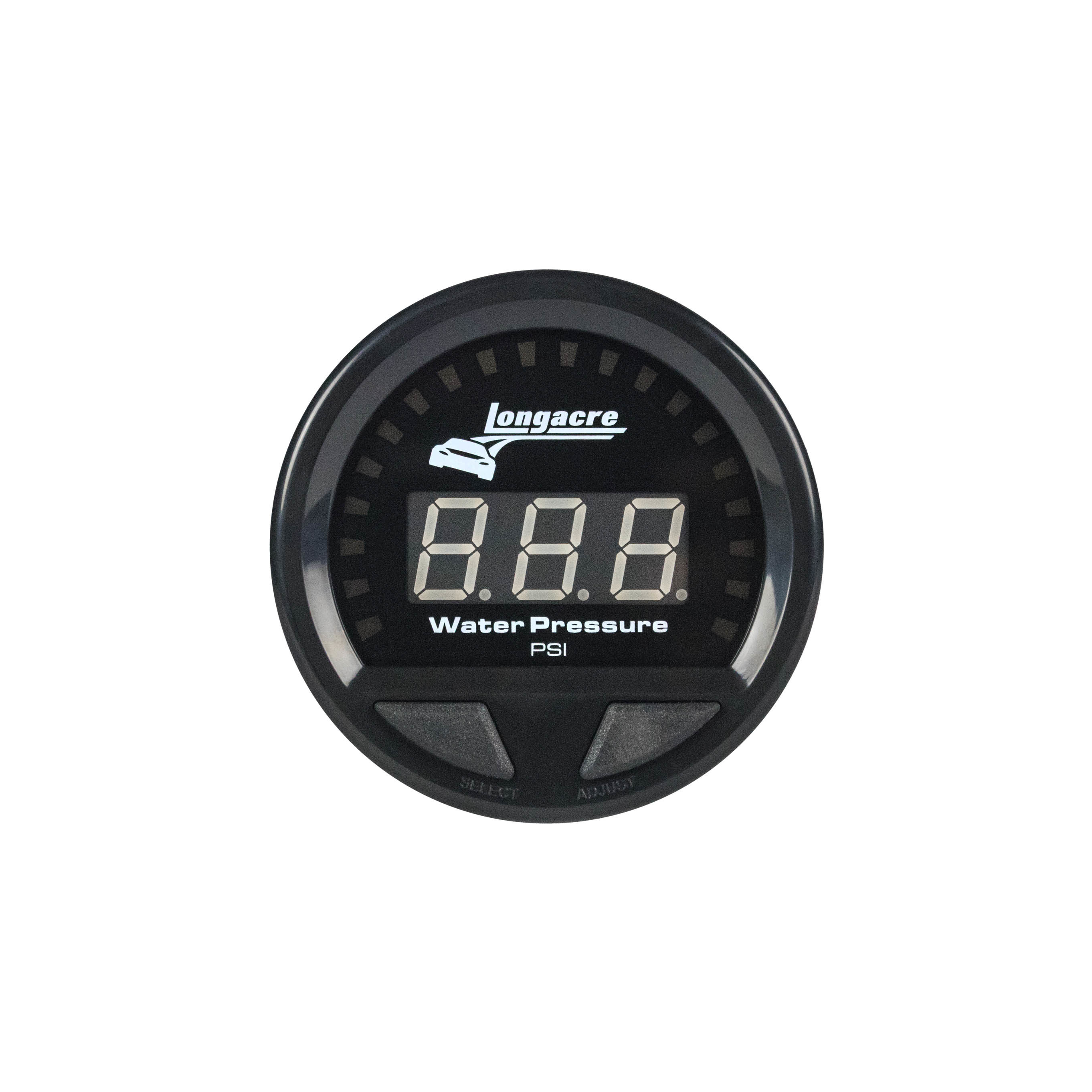 Longacre 52-46864 - Waterproof LED Water Pressure Gauge 0-60psi