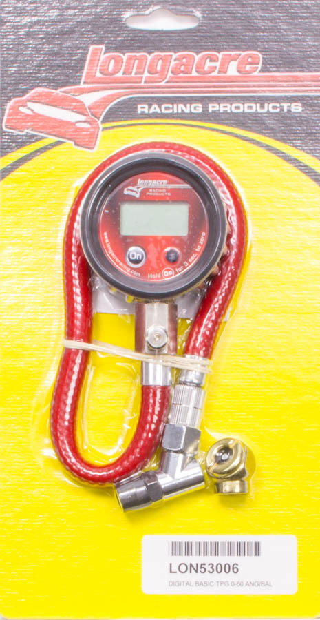 Longacre 52-53006 - Tire Gauge Digital 0-60 PSI Basic Longacre 52-53006 - Tire Gauge Digital 0-60 PSI Basic