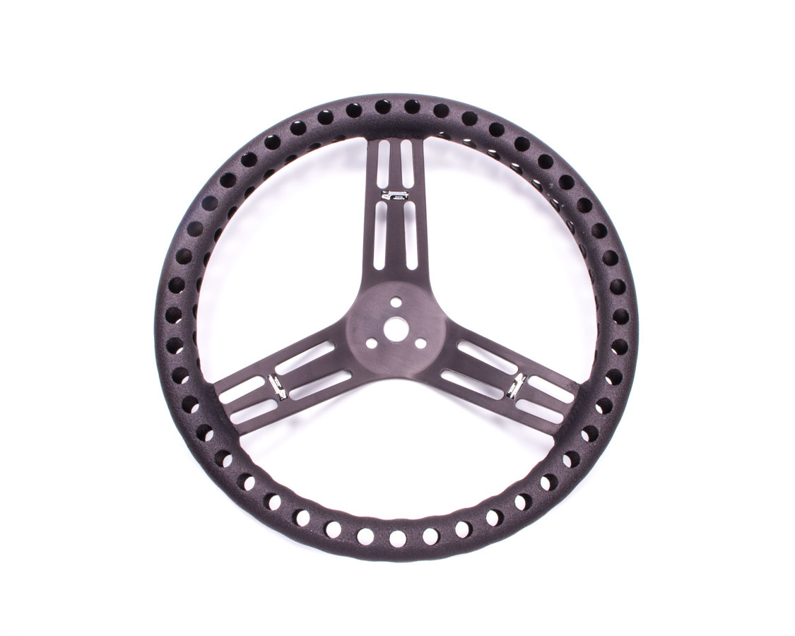 Longacre 52-56833 - Streering Wheel 14in Dished Drilled Black Longacre 52-56833 - Streering Wheel 14in Dished Drilled Black