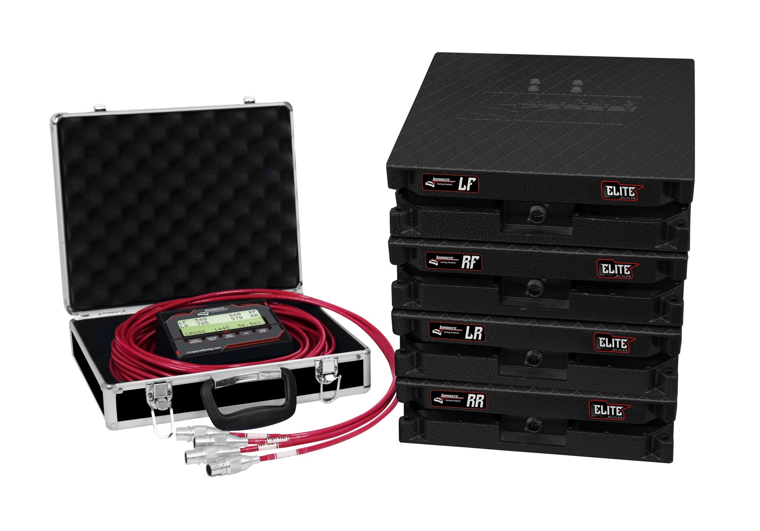 Longacre 52-82663 - Scale Set Elite Wired 15in Pads 3500lbs