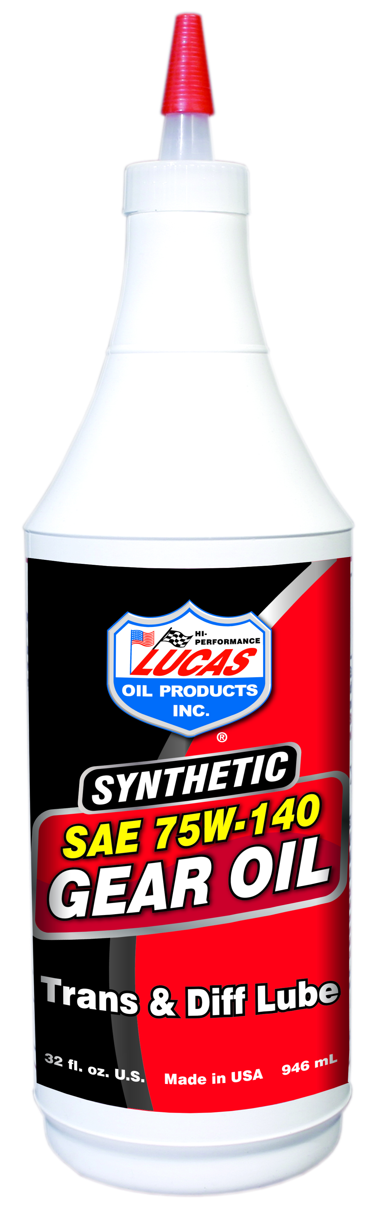 Lucas Oil Products 10121 - Synthetic 75w140 Trans/ Diff Lube 12x1 Qt