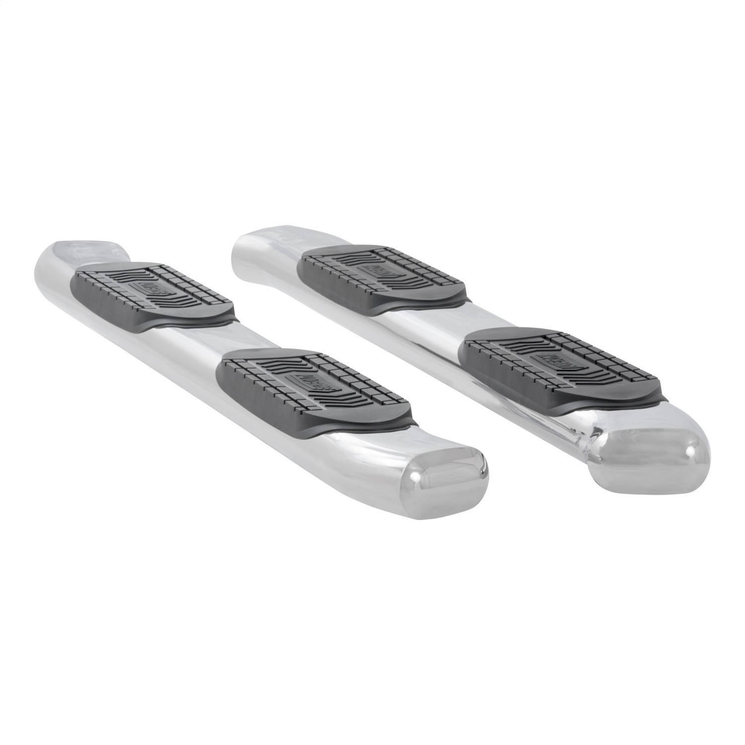 Luverne 240712 - 6 Inch Nerf Bars (Oval Tubular Polished Stainless Steel)-1 Pair
