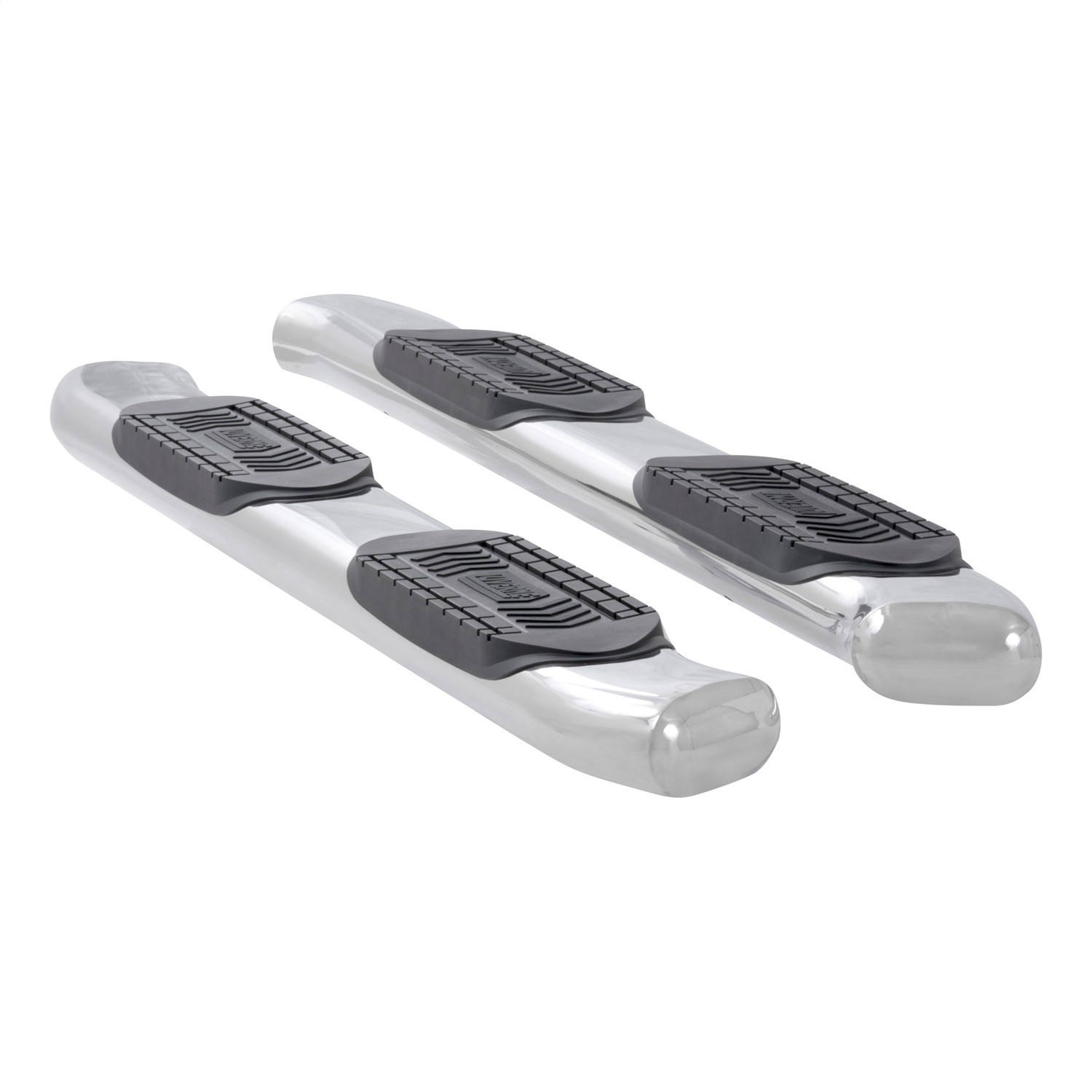 Luverne 240922 - 6 Inch Nerf Bars (Oval Tubular Polished Stainless Steel)-1 Pair