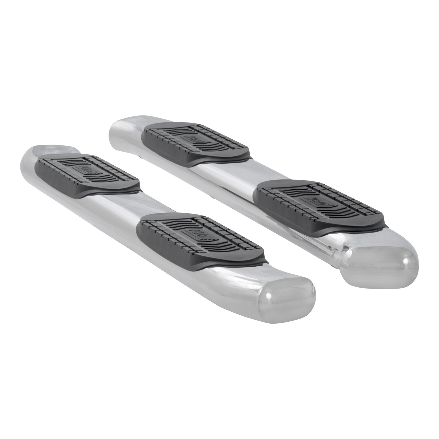 Luverne 241532 - 6 Inch Nerf Bars (Oval Tubular Polished Stainless Steel)-1 Pair