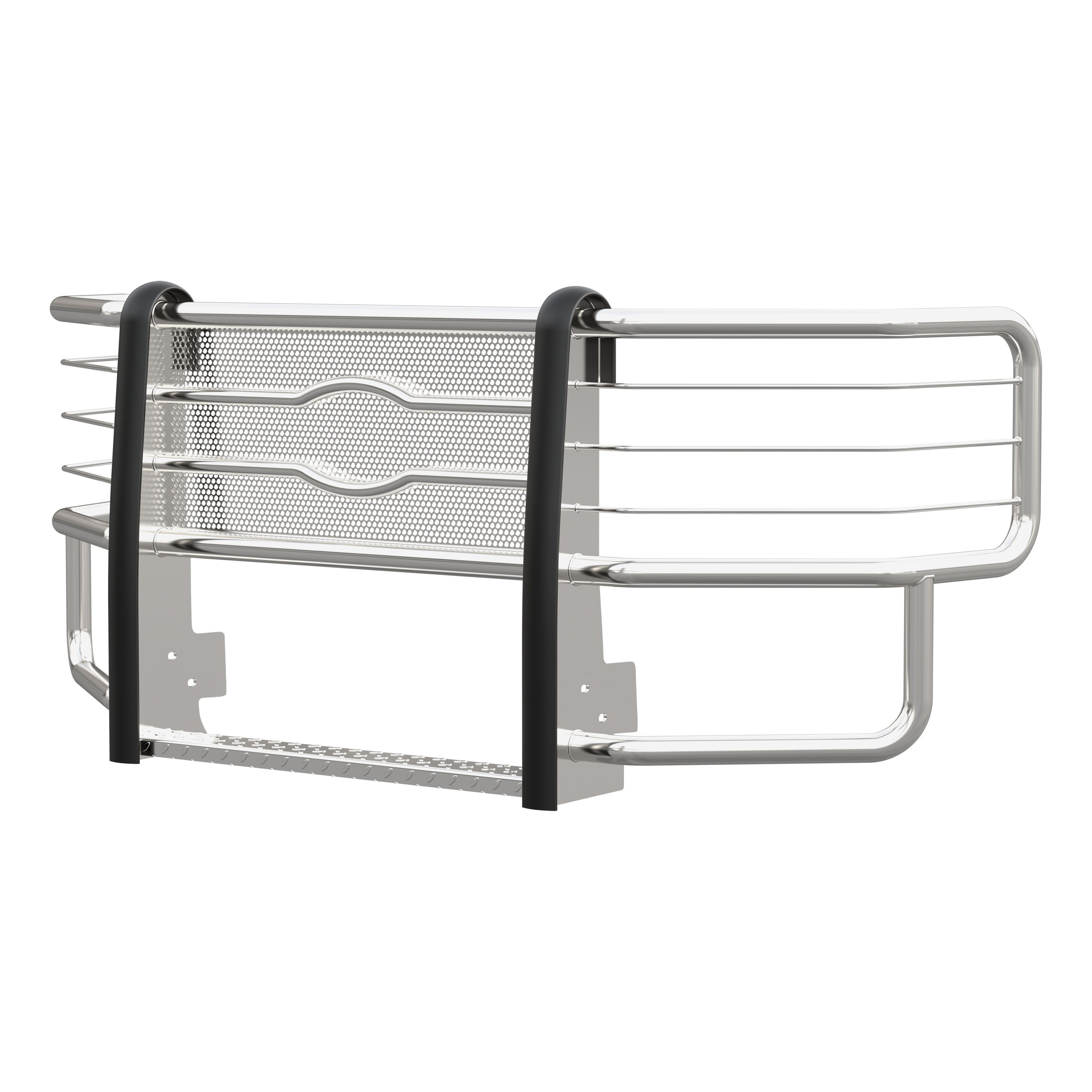 Luverne 311123-321122 - Prowler Max Polished Stainless Grille Guard, Select Ford F-250, F-350 Super Duty