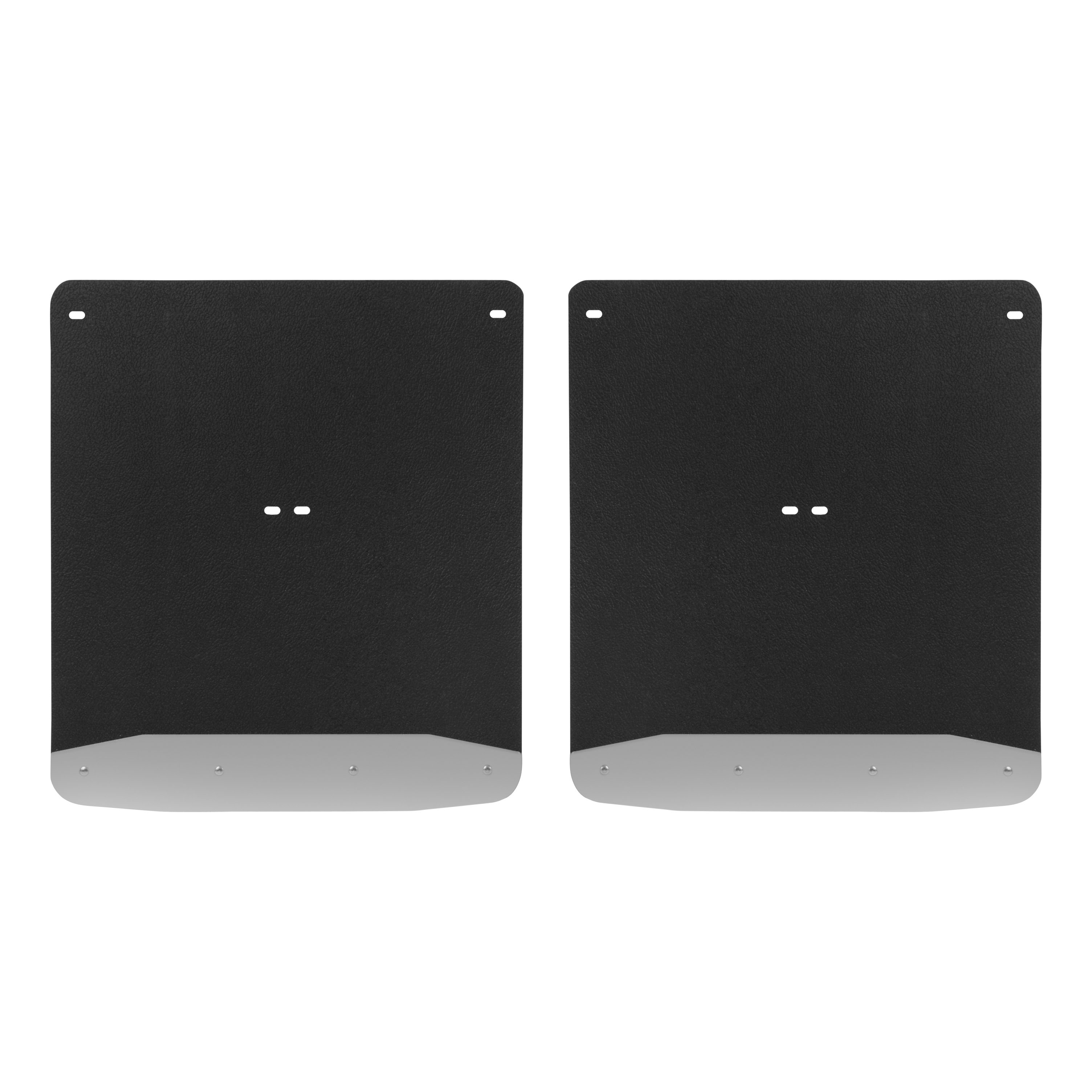 Luverne 250744 - Rear Dually 20" x 23" Rubber Mud Guards, Select Silverado, Sierra 3500 (2 Flaps)