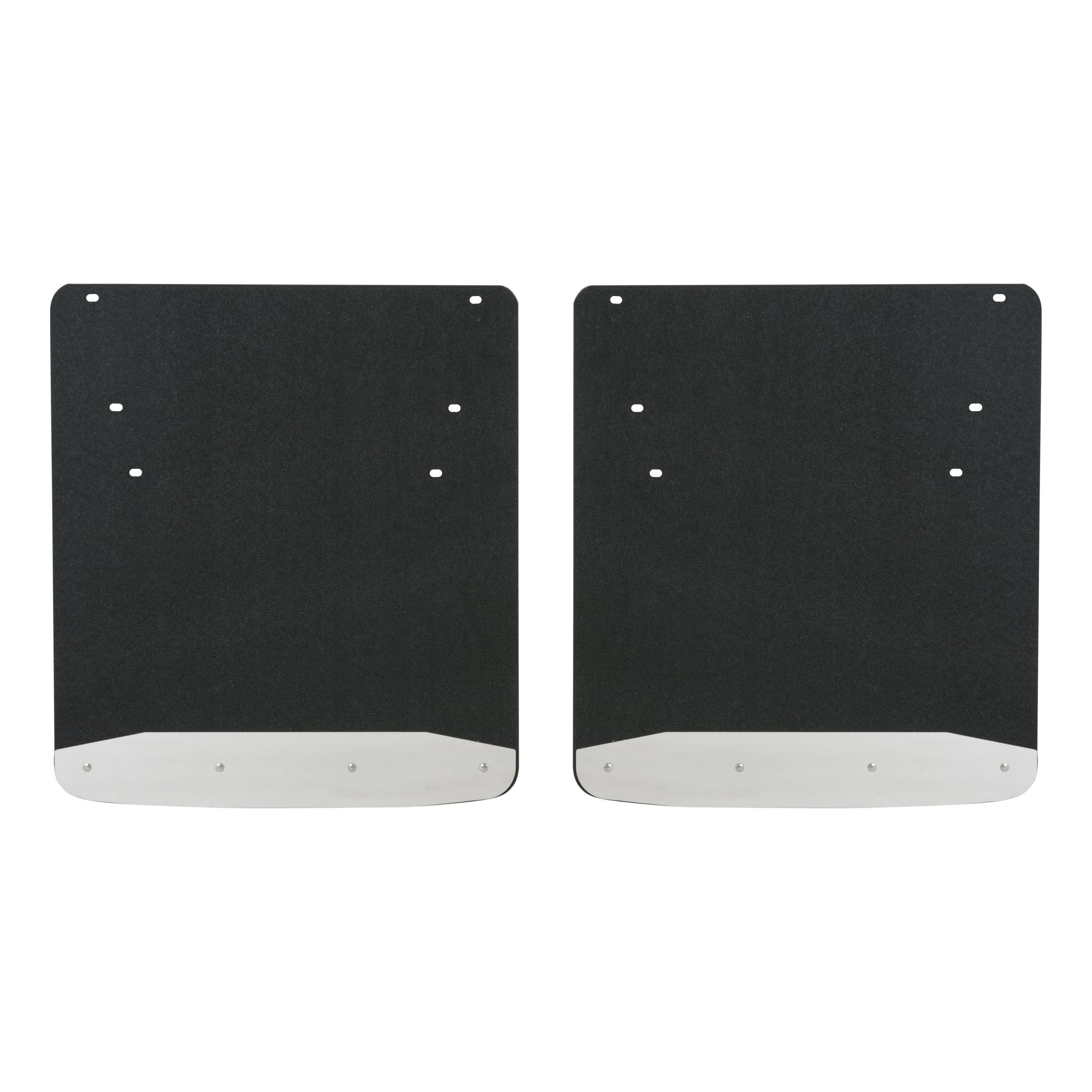 Luverne 251034 - Rear Dually 20" x 23" Textured Rubber Mud Guards, Select Ram 3500 (2 Flaps)