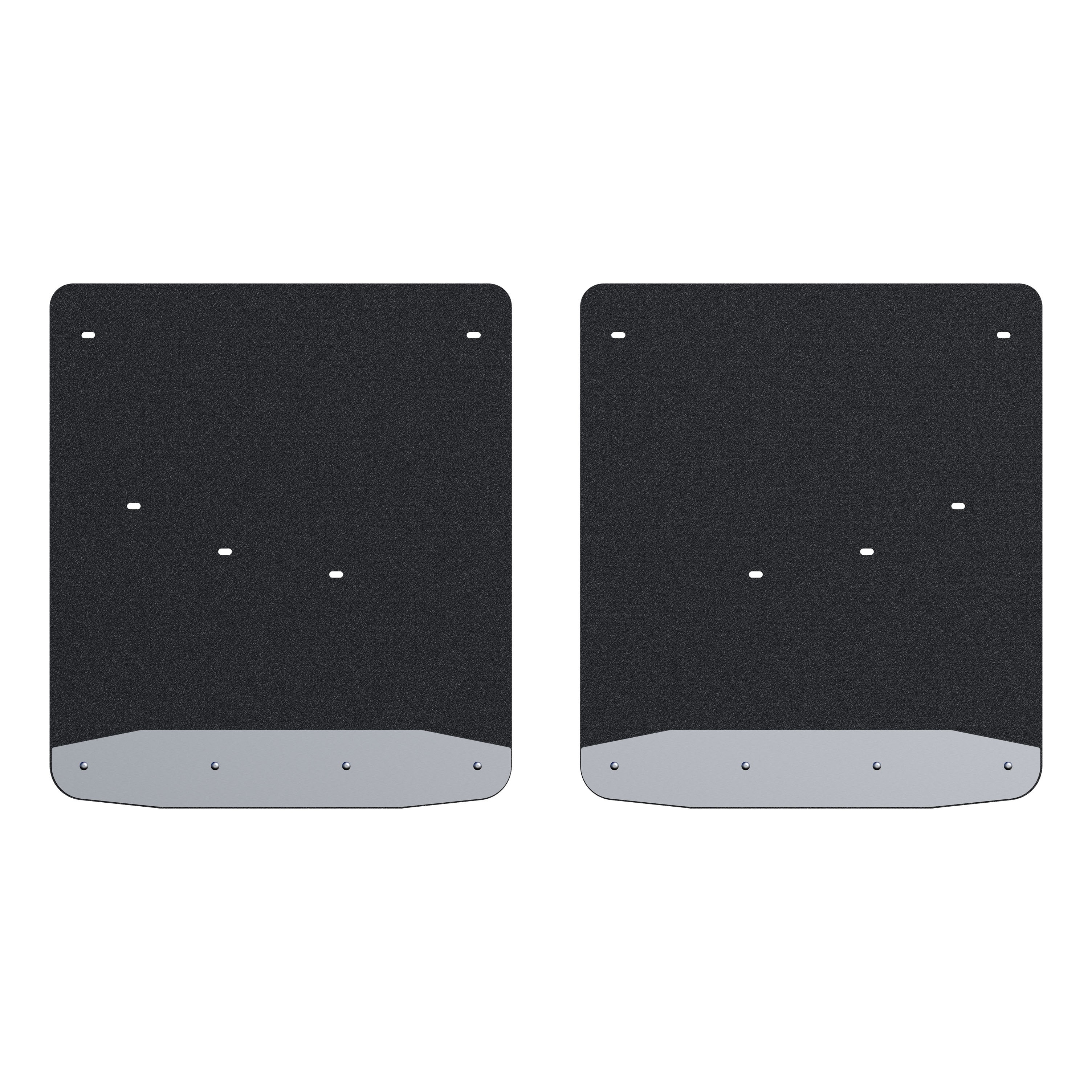 Luverne 251452 - Rear Dually 20" x 23" Rubber Mud Guards, Select Silverado, Sierra HD (2 Flaps)