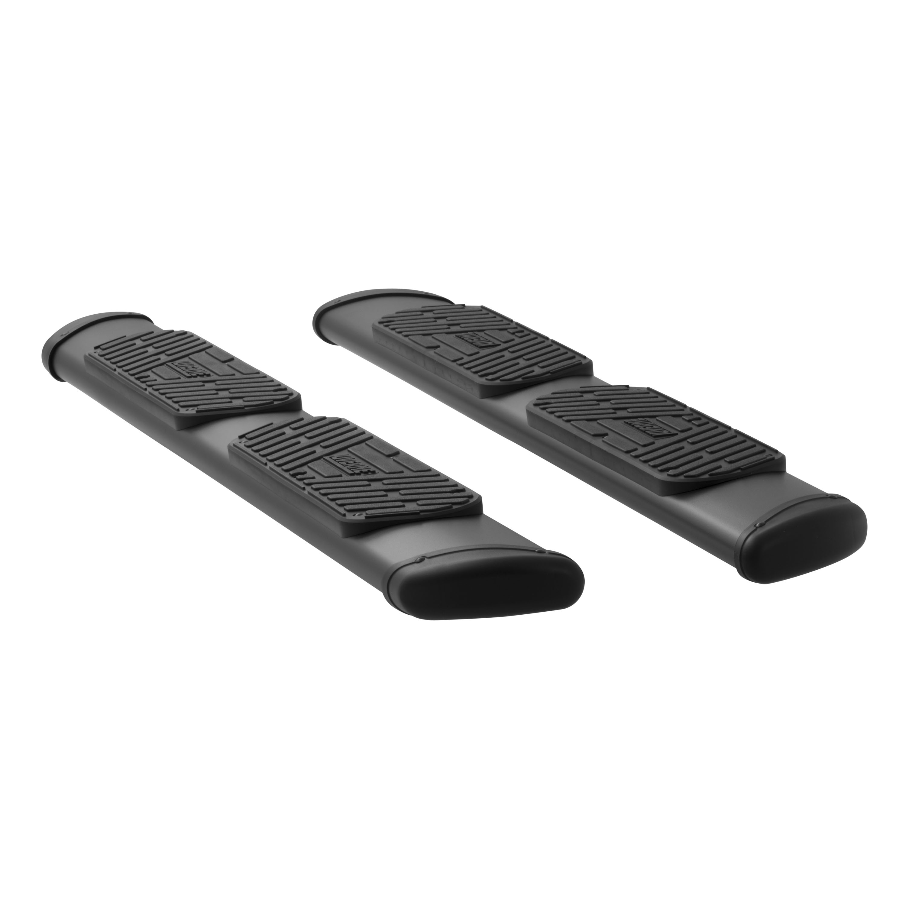 Luverne 277078-409922 - Regal 7 Black Stainless 78" Oval Side Steps, Select Ford F250, F350, F450, F550