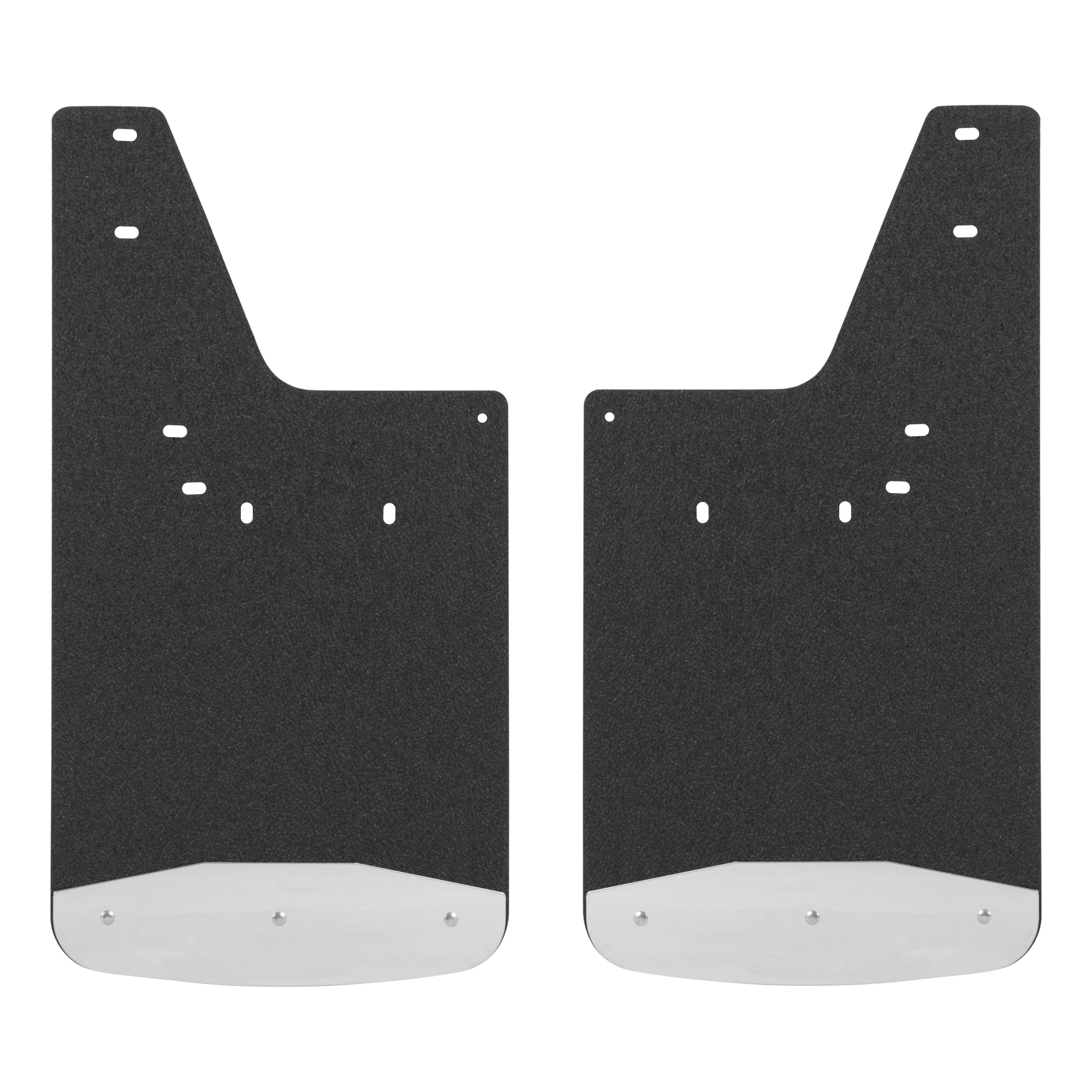 Luverne 250933 - Rear 12" x 23" Rubber Mud Guards, Select Dodge, Ram 1500, 2500, 3500 (2 Flaps)