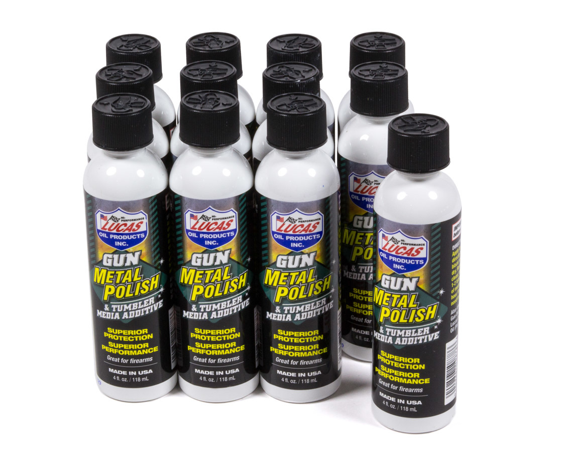 Lucas Oil Products 10878 - Gun Metal Polish Case 12 x 4 Ounce